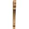 Ekena Millwork Olympic Block Rough Sawn Bracket, Western Red Cedar, 4"W x 40"D x 44"H BKT04X40X44OLY05RWR - alternate 2